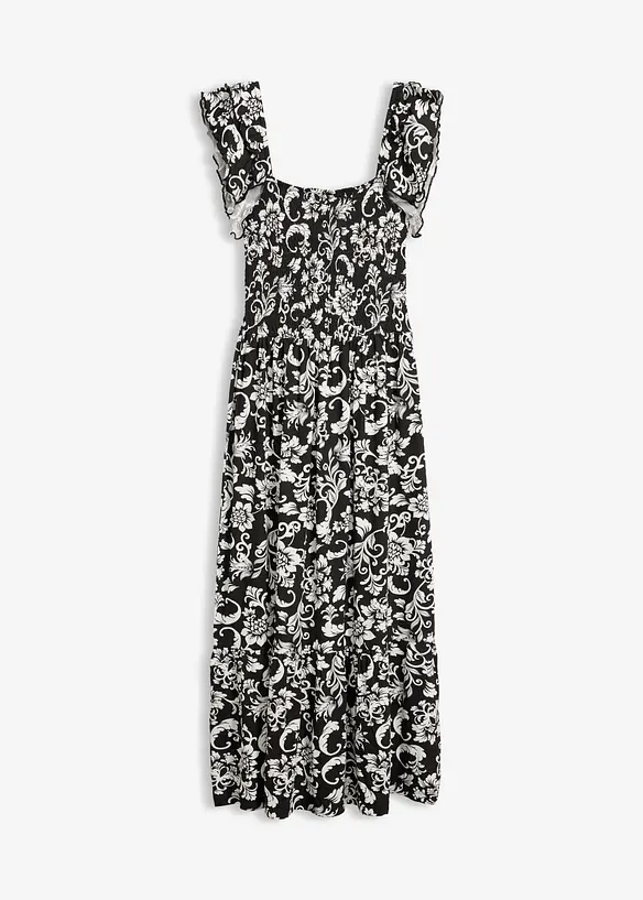 Abito midi in misto viscosa, bonprix