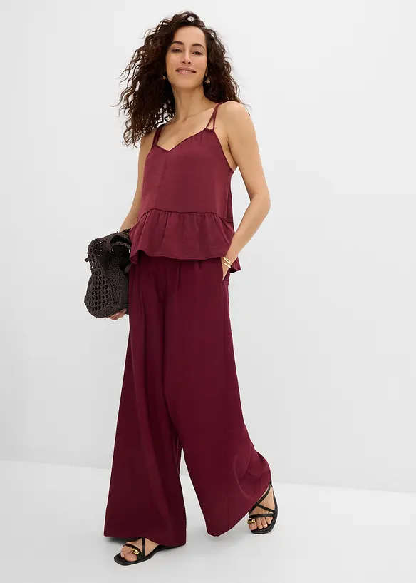 Top in satin fluido, bonprix