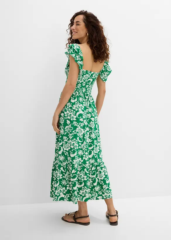 Abito midi in misto viscosa, bonprix