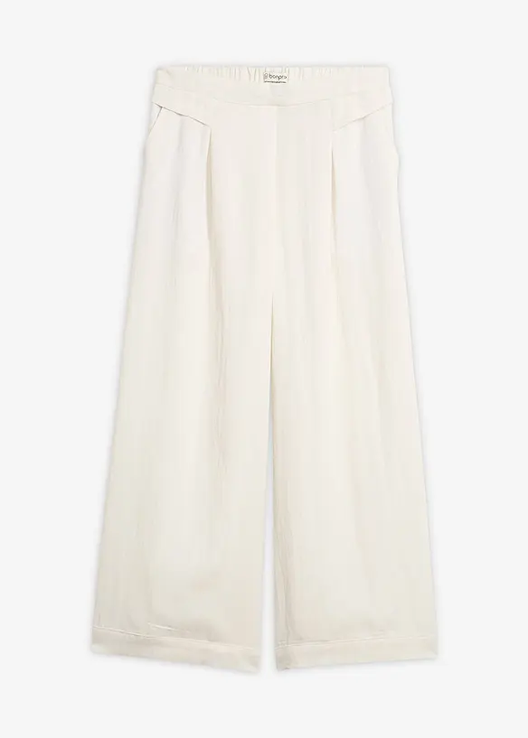 Pantaloni culotte con viscosa fluida, bonprix