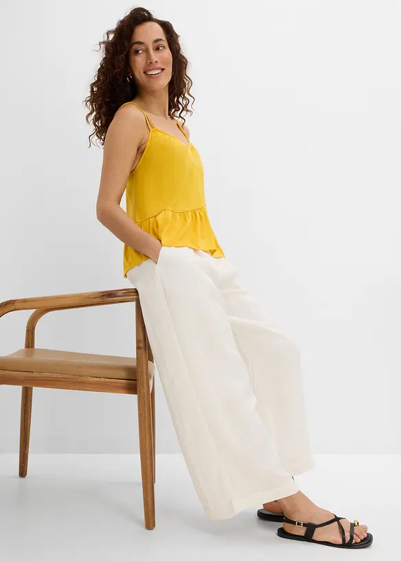 Pantaloni culotte con viscosa fluida, bonprix
