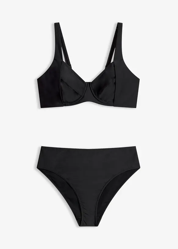 Bikini minimizer con slip a vita alta leggermente modellanti (set 2 pezzi), bonprix