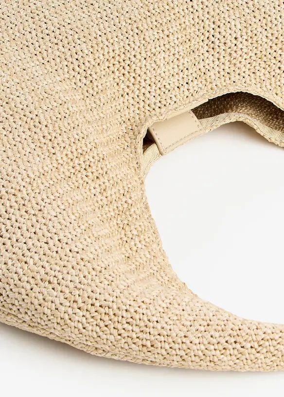 Borsa shopper effetto paglia, bonprix