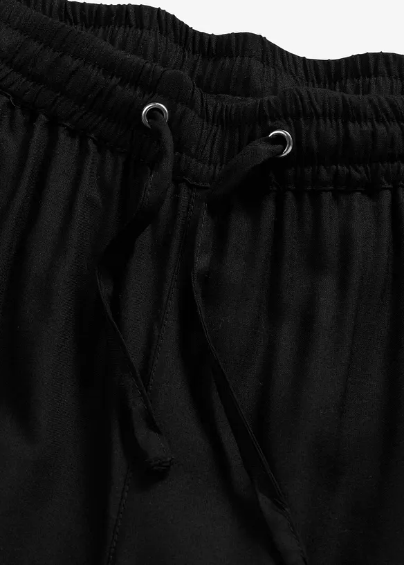 Pantaloni a palazzo in viscosa fluida, bonprix