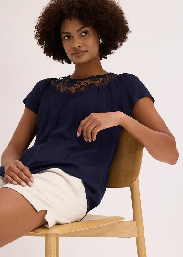 Blusa in pura viscosa, bonprix