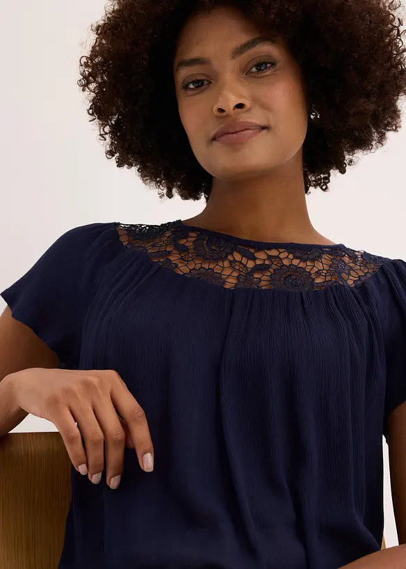 Blusa in pura viscosa, bonprix