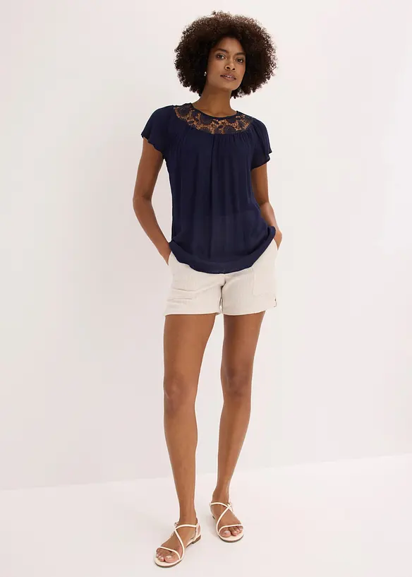Blusa in pura viscosa, bonprix