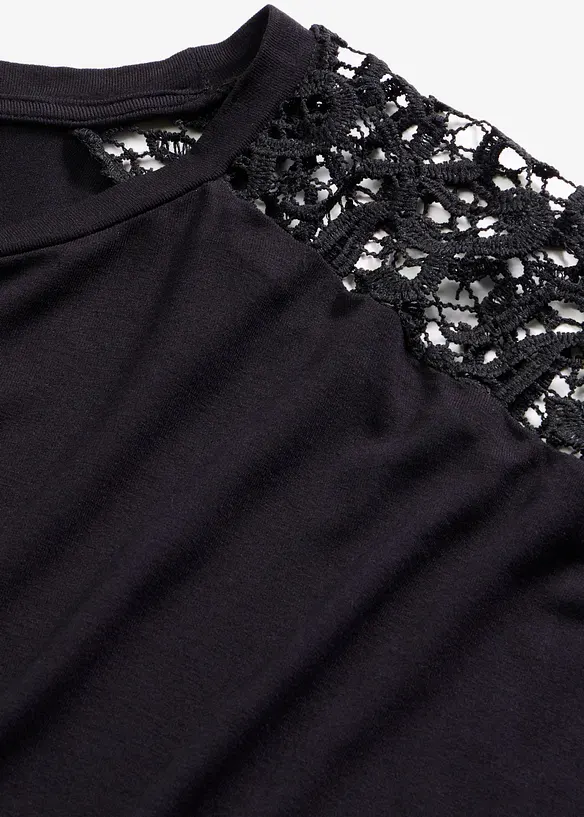Maglia oversize in misto viscosa, bonprix