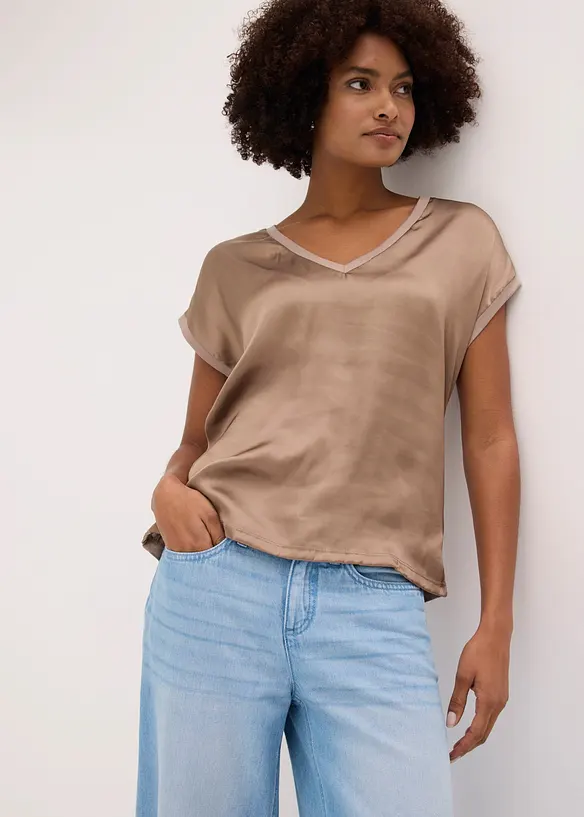 Maglia in misto viscosa, bonprix
