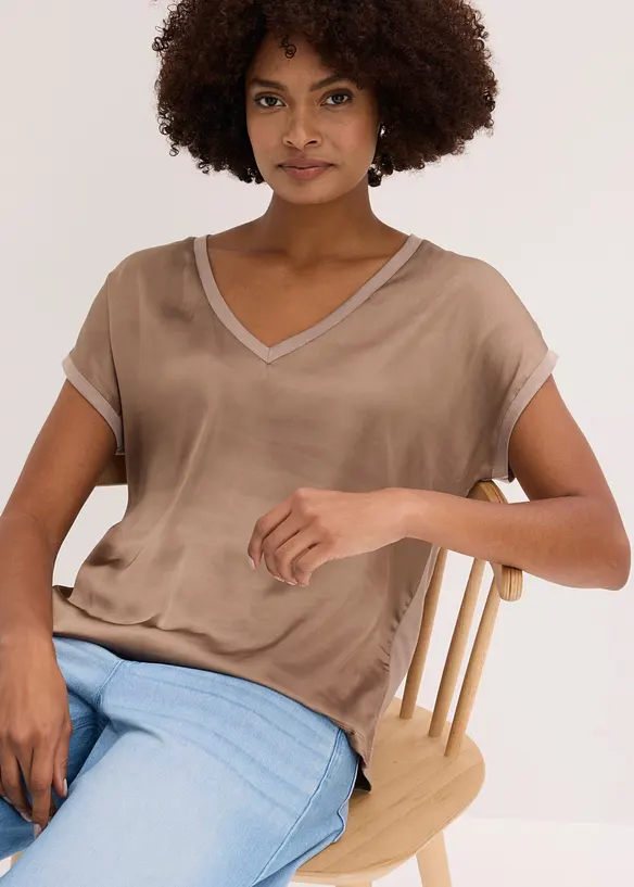 Maglia in misto viscosa, bonprix