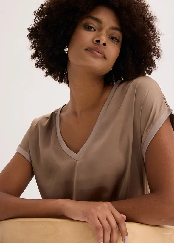 Maglia in misto viscosa, bonprix