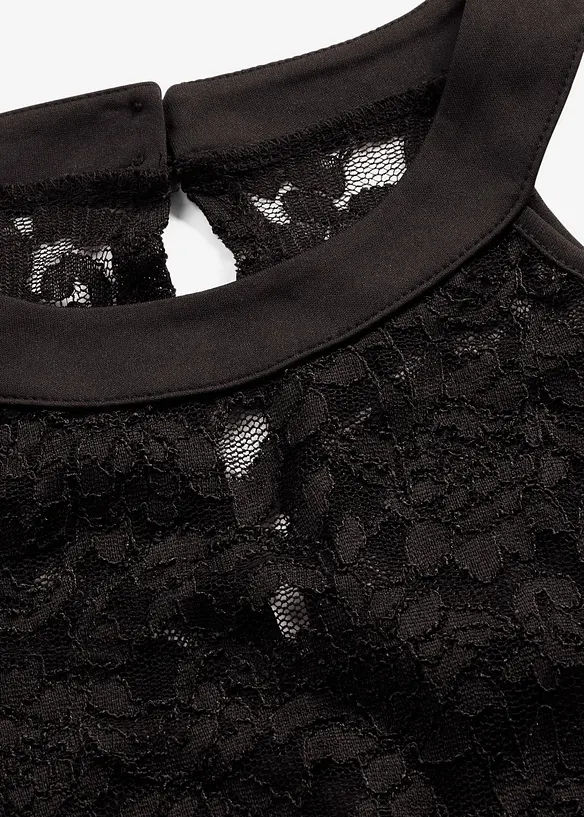 Abito midi in mesh, bonprix