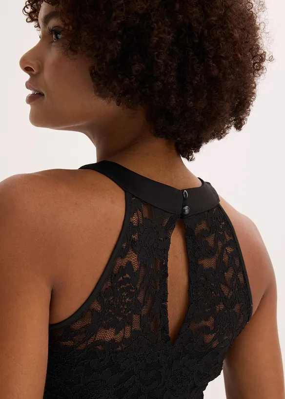 Abito midi in mesh, bonprix