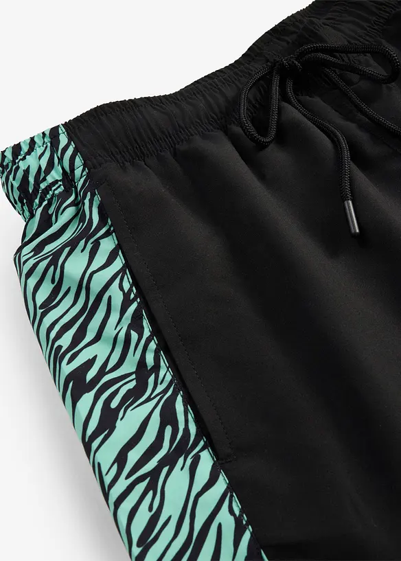 Pantaloncini da mare con inserti fantasia, bonprix