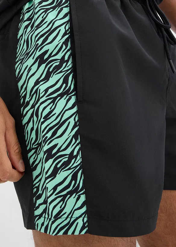 Pantaloncini da mare con inserti fantasia, bonprix
