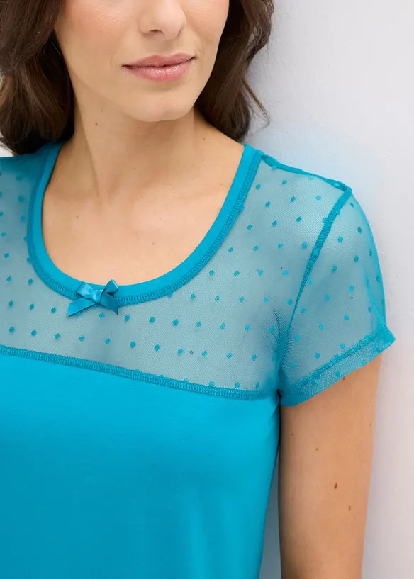 Camicia da notte corta in cotone biologico, bonprix
