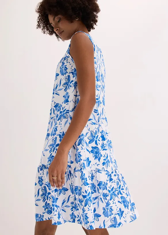 Abito midi in puro cotone, bonprix