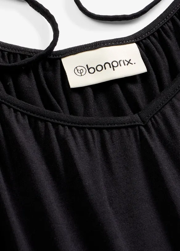 Top con spalline sottili in viscosa fluente, bonprix
