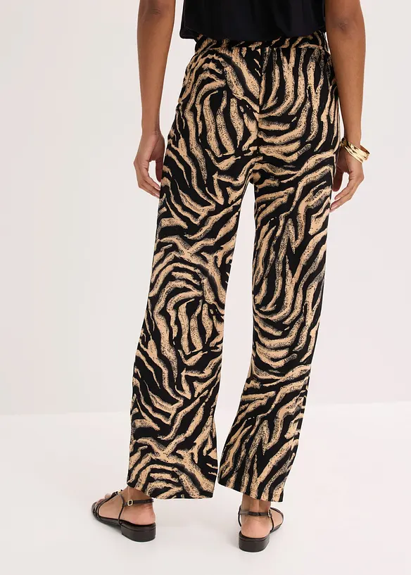 Pantaloni in jersey di misto viscosa fluido, bonprix