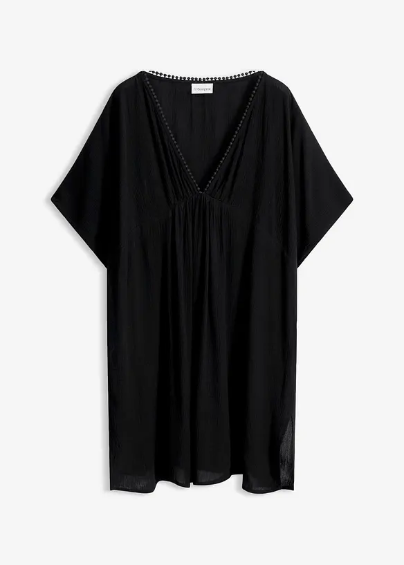 Tunica copricostume in crinkle strutturato, bonprix