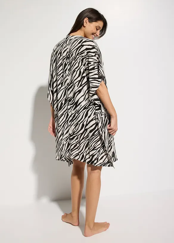Tunica copricostume in crinkle strutturato, bonprix