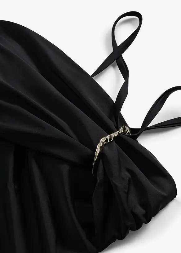Costume intero a fascia con dettagli dorati, bonprix