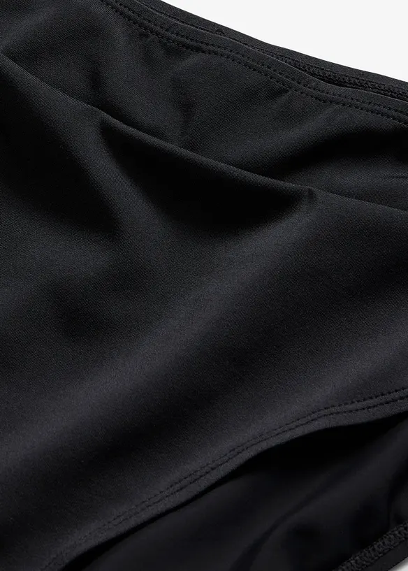 Slip a vita alta per bikini con sgambatura alta, asciugatura rapida, bonprix