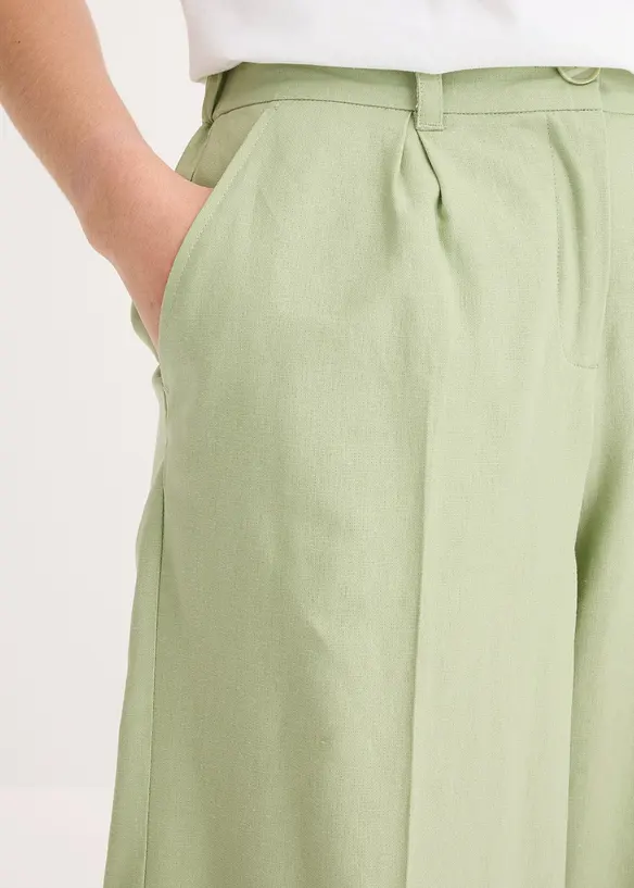 Bermuda in misto lino, bonprix