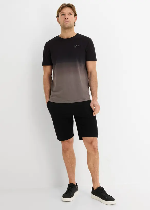T-shirt e bermuda in felpa  (set 2 pezzi), bonprix