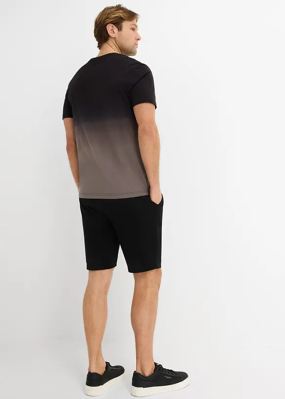 T-shirt e bermuda in felpa  (set 2 pezzi), bonprix