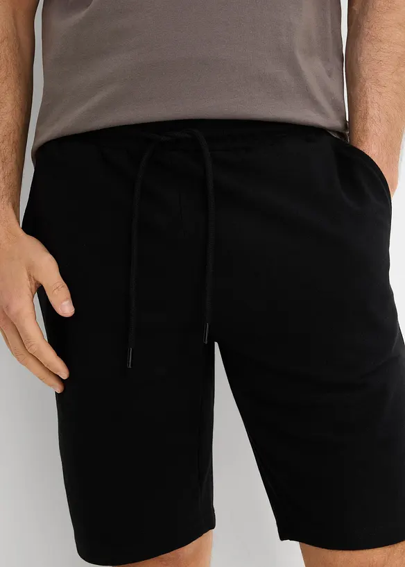 T-shirt e bermuda in felpa  (set 2 pezzi), bonprix
