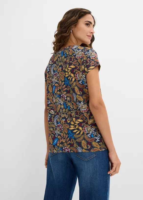 T-shirt in cotone fantasia, bonprix