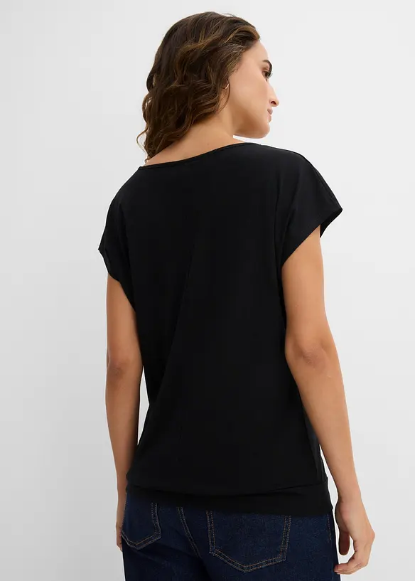 T-shirt con cerniera, bonprix