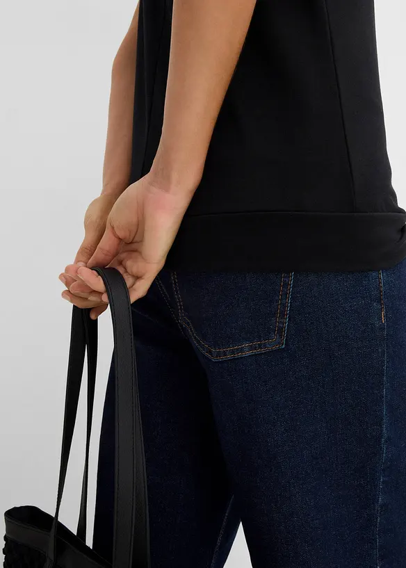 T-shirt con cerniera, bonprix