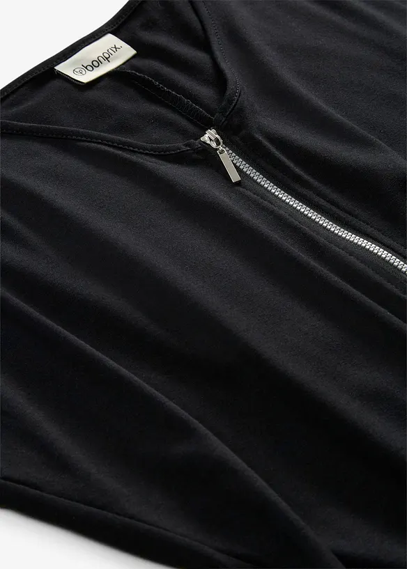 T-shirt con cerniera, bonprix
