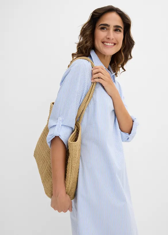 Abito chemisier in puro cotone, bonprix