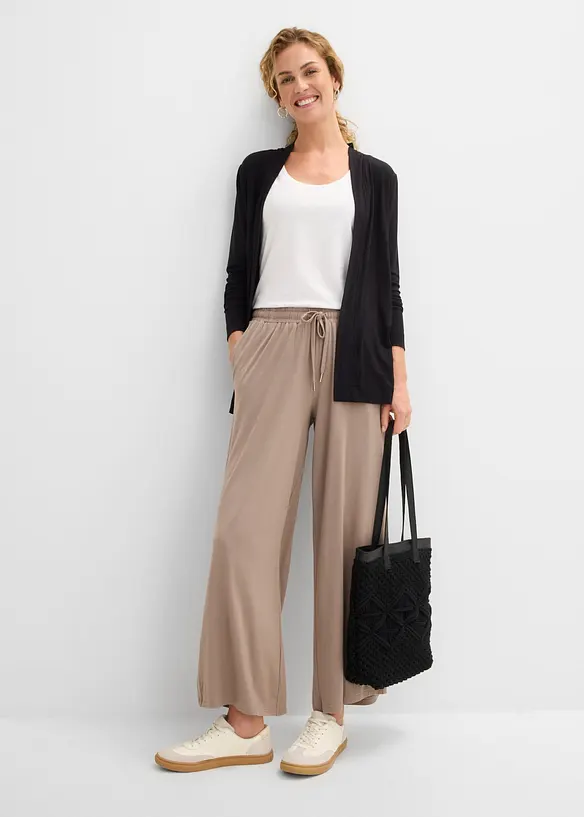 Cardigan in jersey di morbida viscosa, bonprix