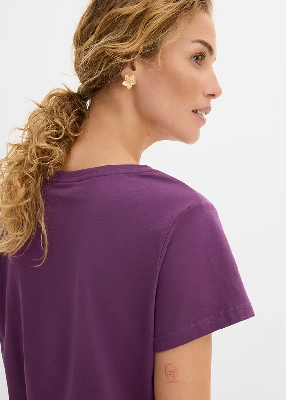 Maglia con scollo rotondo (pacco da 5), bonprix