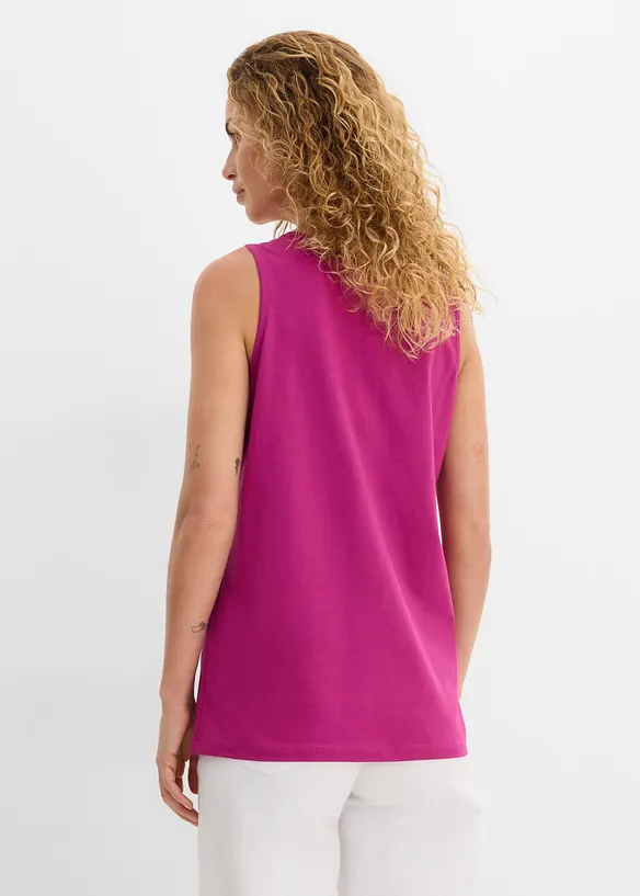 Top lungo in puro cotone (pacco da 5), bonprix