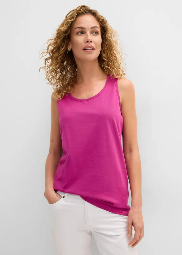 Top lungo in puro cotone (pacco da 5), bonprix