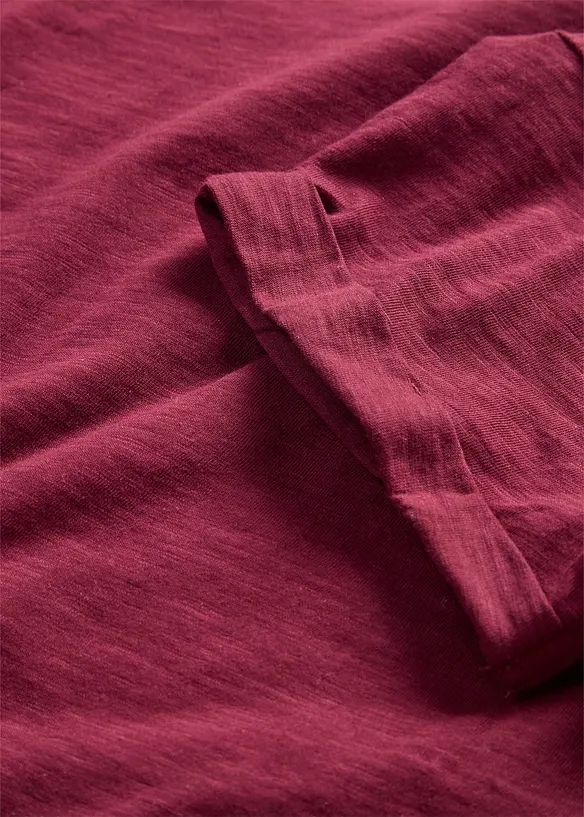 T-shirt lunga in puro cotone, bonprix
