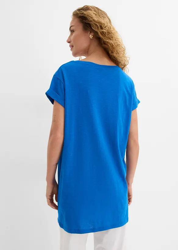 T-shirt lunga in puro cotone, bonprix