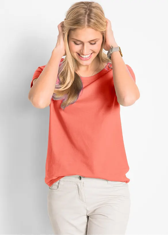 Maglia con scollo rotondo (pacco da 5), bonprix