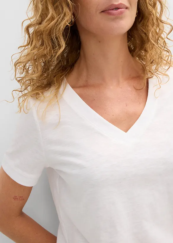 T-shirt in puro cotone, bonprix