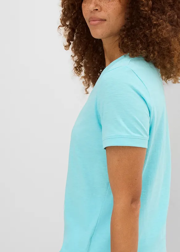 T-shirt in puro cotone, bonprix