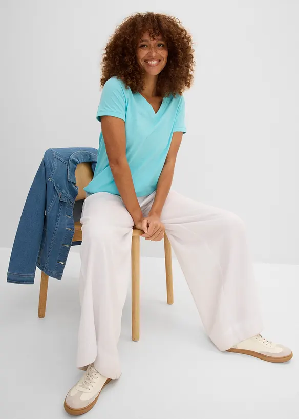 T-shirt in puro cotone, bonprix