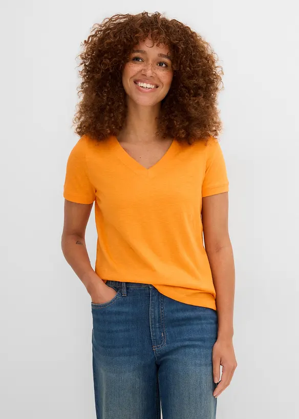 T-shirt in puro cotone, bonprix