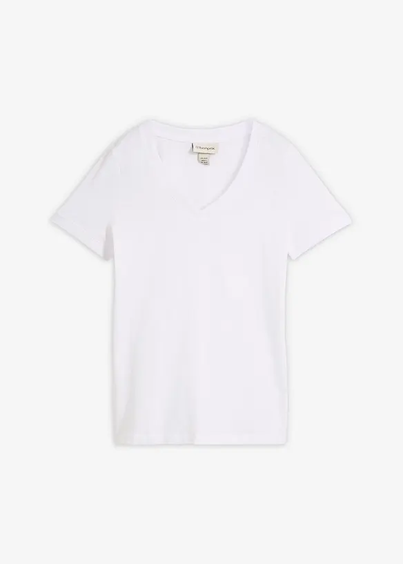 T-shirt in puro cotone, bonprix