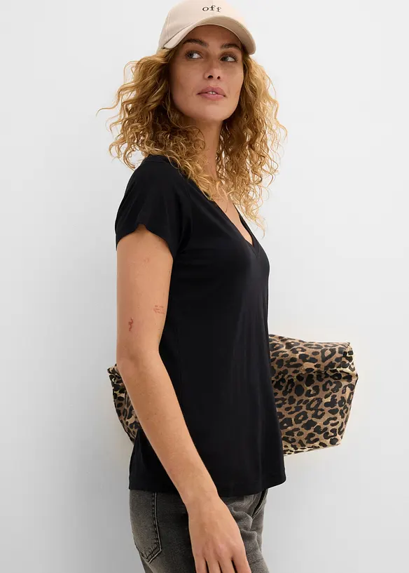 T-shirt in viscosa morbida, bonprix