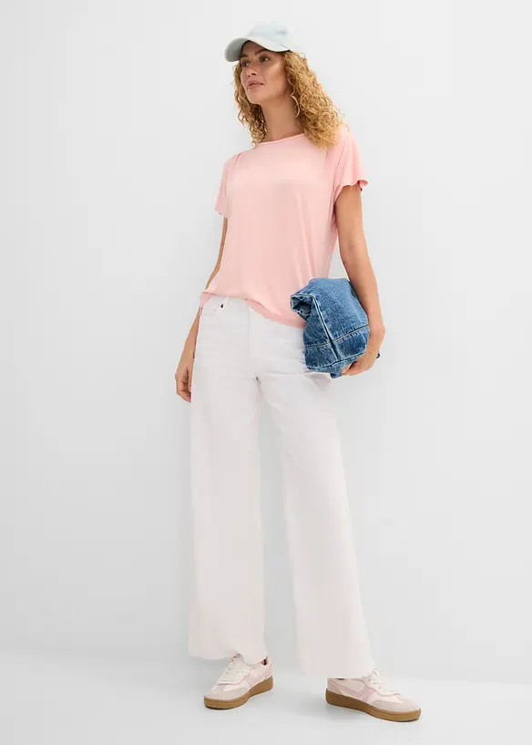 T-shirt con viscosa morbida, bonprix